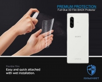 Бронепленка Sony Xperia 5 на заднюю панель полиуретановая RAMPART